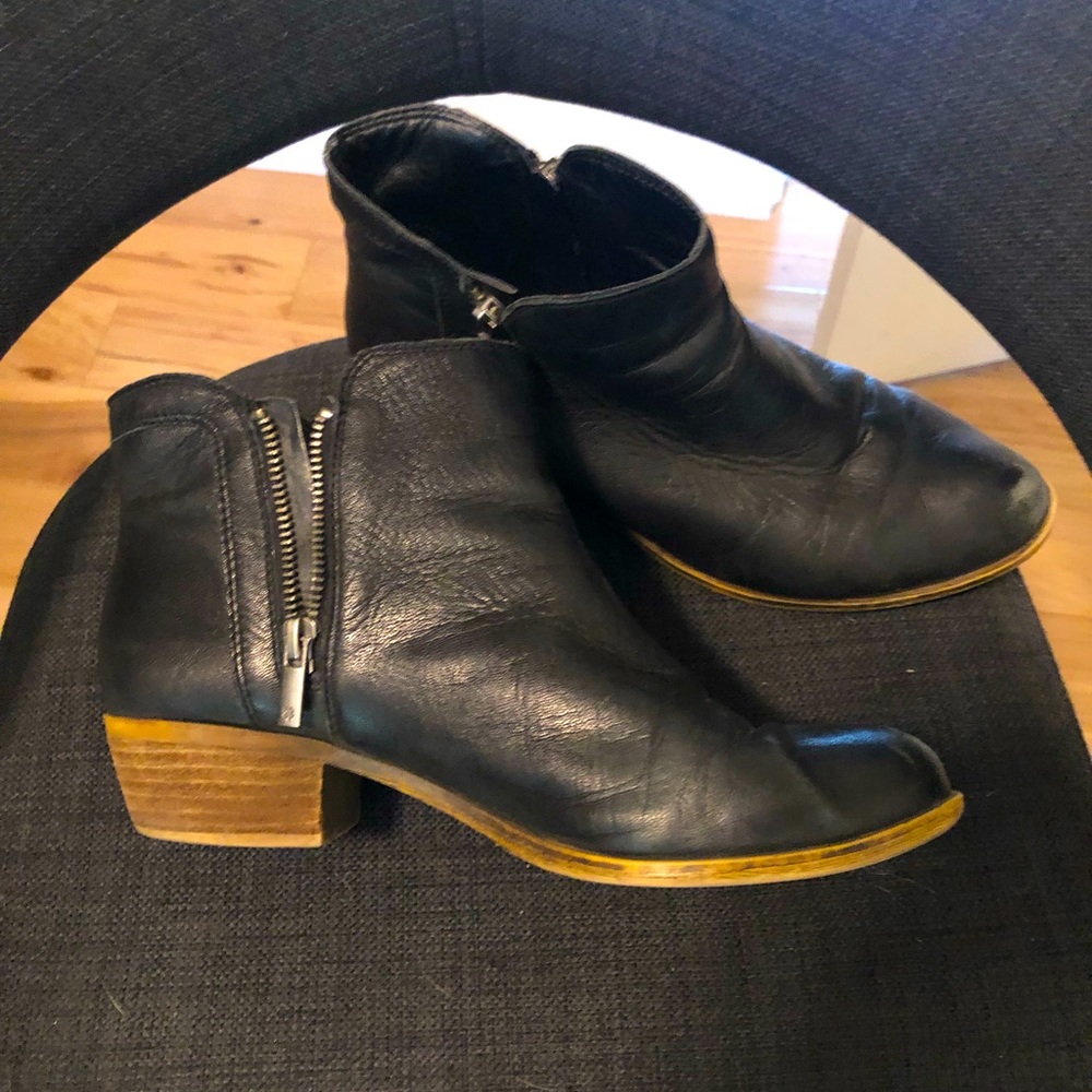Lucky brand leather booties